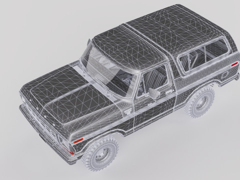 Bronco Mk2 1978 Model 3D