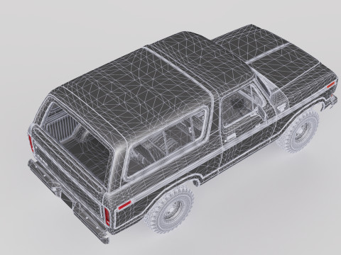 Bronco Mk2 1978 Model 3D