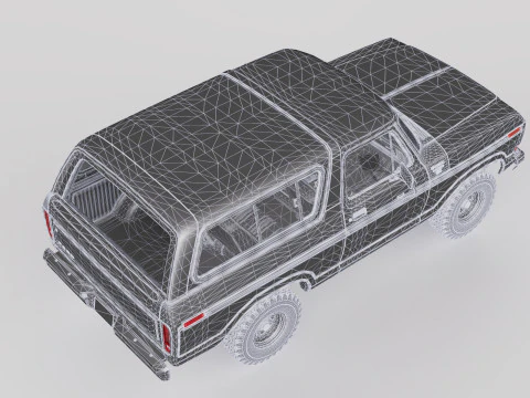 Bronco Mk2 1978 3D Model