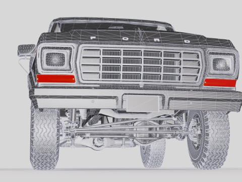 Bronco Mk2 1978 Model 3D