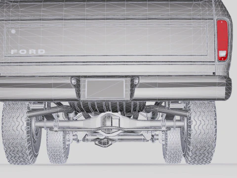 Bronco Mk2 1978 3D Model