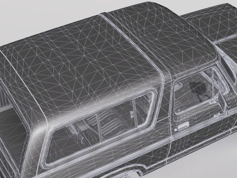 Bronco Mk2 1978 3D Model