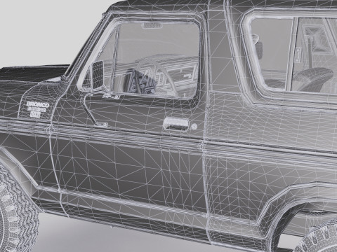 Bronco Mk2 1978 Model 3D