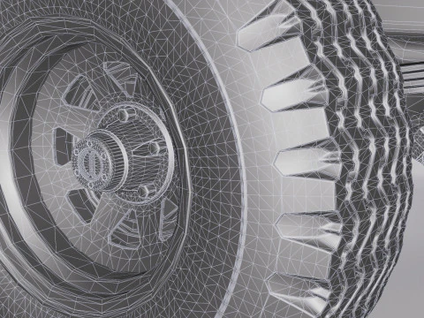 Bronco Mk2 1978 3D Model