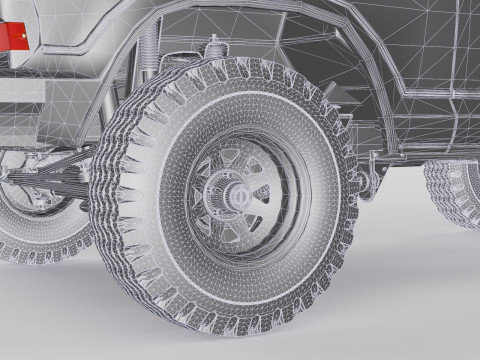 Bronco Mk2 1978 Model 3D