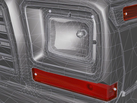 Bronco Mk2 1978 3D Model