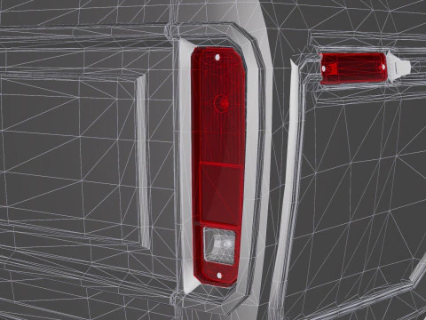 Bronco Mk2 1978 3D Model