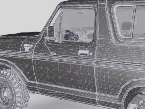 Bronco Mk2 1978 Model 3D