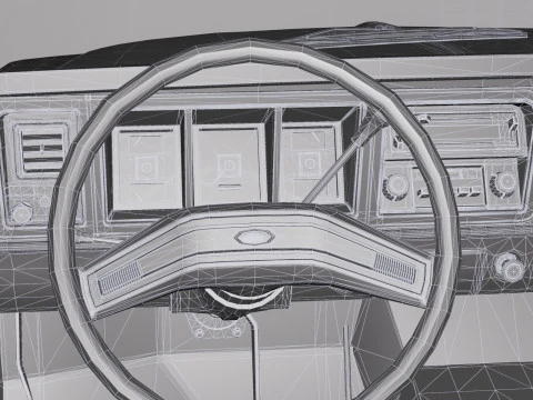 Bronco Mk2 1978 3D Model