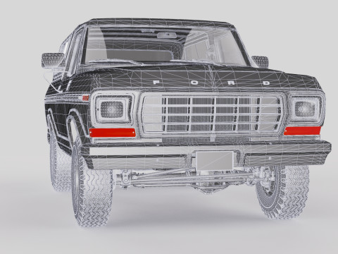 Bronco Mk2 1978 Model 3D