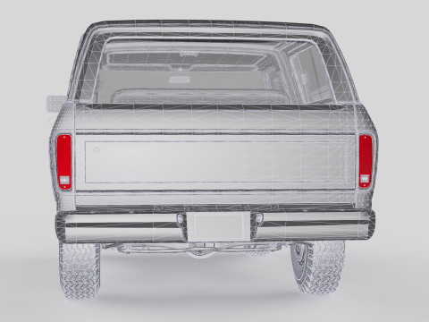 Bronco Mk2 1978 Model 3D
