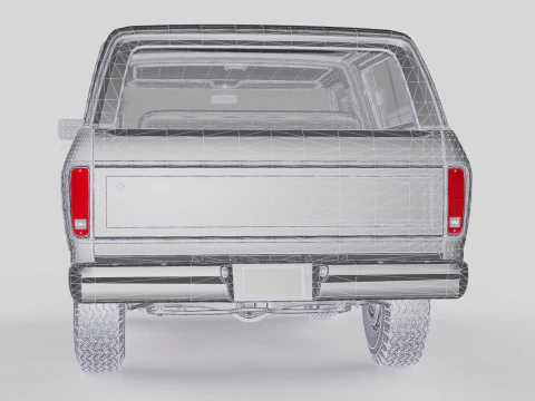 Bronco Mk2 1978 3D Model