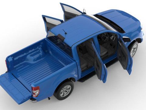 Pickup Ranger 2018 3Dモデル