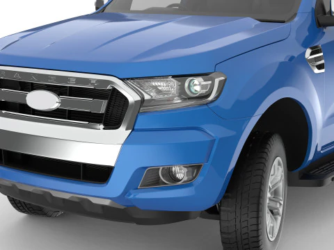 Pickup Ranger 2018 3D Model
