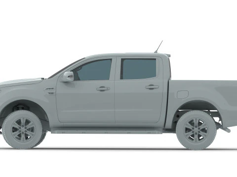 Pickup Ranger 2018 3D Model