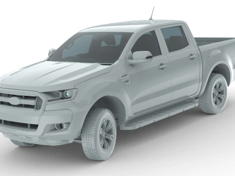 Pickup Ranger 2018 3D Model