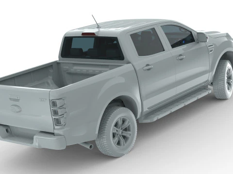 Pickup Ranger 2018 3D Model
