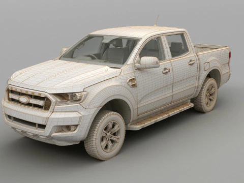 Pickup Ranger 2018 3D Model
