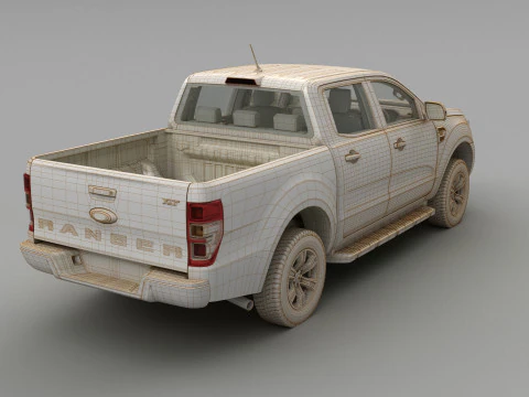 Pickup Ranger 2018 3D Model