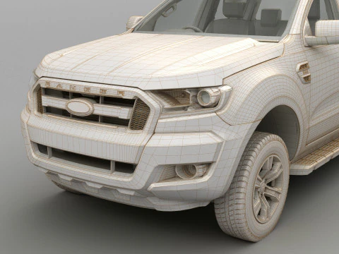 Pickup Ranger 2018 3D Model