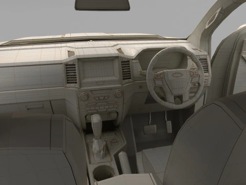 Pickup Ranger 2018 3D Model