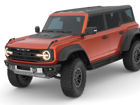 SUV Bronco Raptor Mk6 2022 3D Model