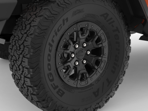 SUV Bronco Raptor Mk6 2022 3Dモデル