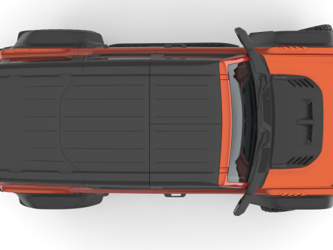 SUV Bronco Raptor Mk6 2022 3Dモデル