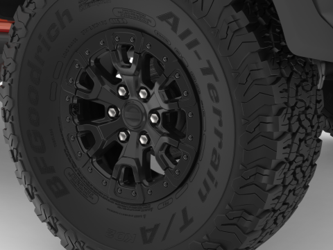 SUV Bronco Raptor Mk6 2022 3Dモデル
