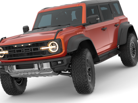 SUV Bronco Raptor Mk6 2022 3Dモデル