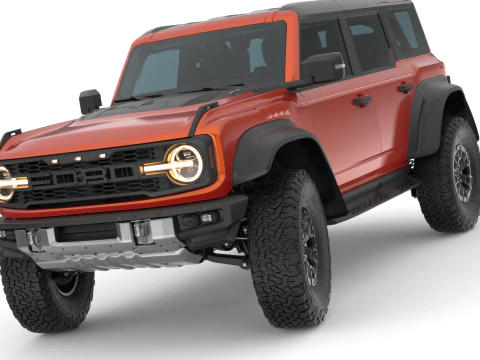 SUV Bronco Raptor Mk6 2022 3D Model