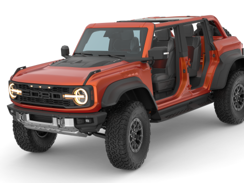 SUV Bronco Raptor Mk6 2022 3Dモデル