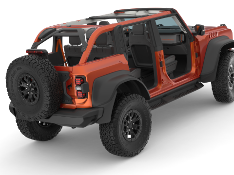 SUV Bronco Raptor Mk6 2022 3Dモデル
