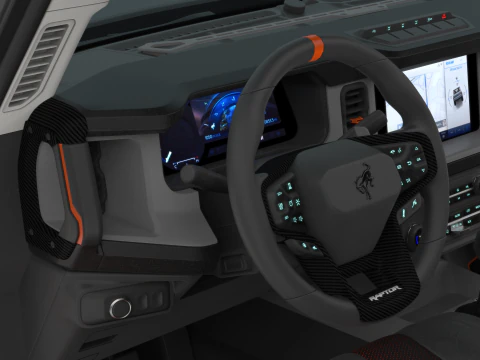 SUV Bronco Raptor Mk6 2022 3D Model