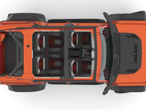 SUV Bronco Raptor Mk6 2022 3Dモデル