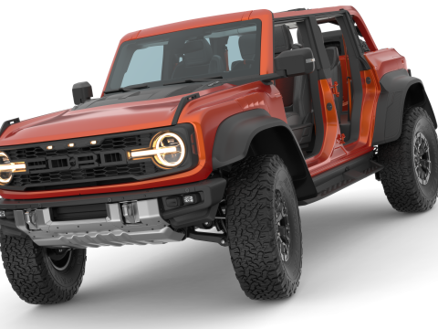 SUV Bronco Raptor Mk6 2022 3Dモデル
