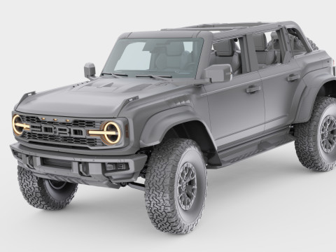 SUV Bronco Raptor Mk6 2022 3Dモデル