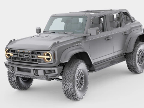 SUV Bronco Raptor Mk6 2022 3D Model