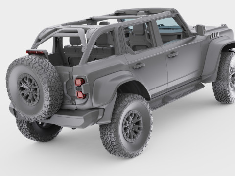 SUV Bronco Raptor Mk6 2022 3Dモデル