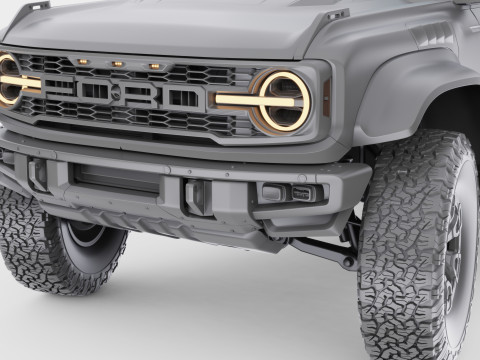 SUV Bronco Raptor Mk6 2022 3Dモデル