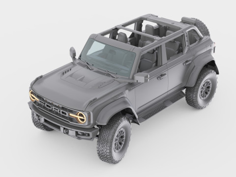 SUV Bronco Raptor Mk6 2022 3Dモデル