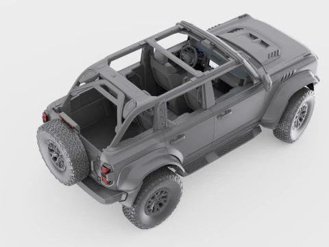 SUV Bronco Raptor Mk6 2022 3D Model