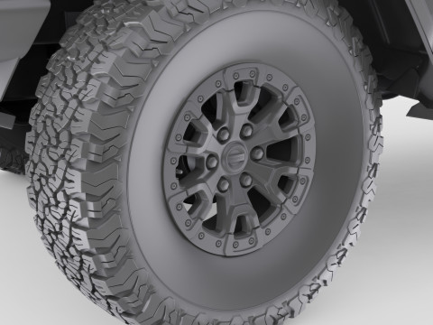 SUV Bronco Raptor Mk6 2022 3Dモデル