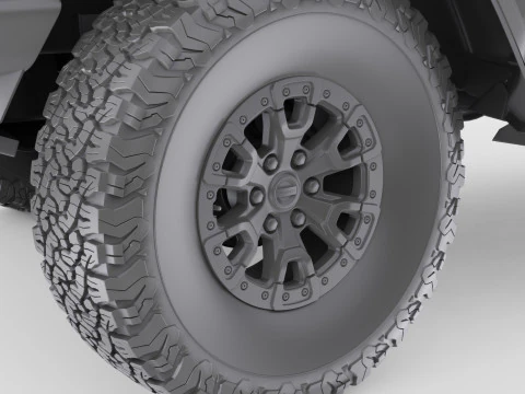 SUV Bronco Raptor Mk6 2022 3D Model