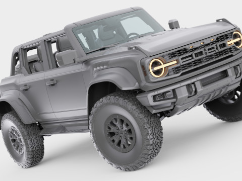 SUV Bronco Raptor Mk6 2022 3Dモデル