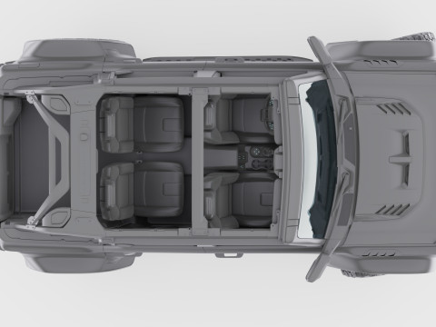 SUV Bronco Raptor Mk6 2022 3Dモデル
