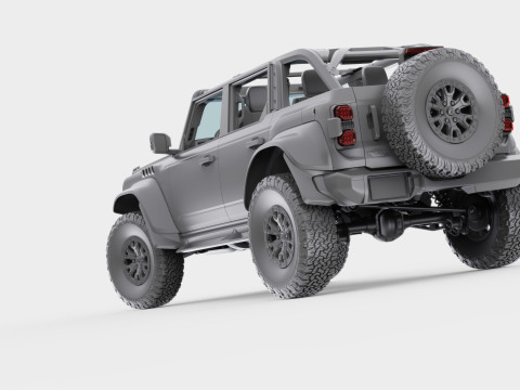 SUV Bronco Raptor Mk6 2022 3Dモデル