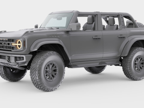 SUV Bronco Raptor Mk6 2022 3Dモデル