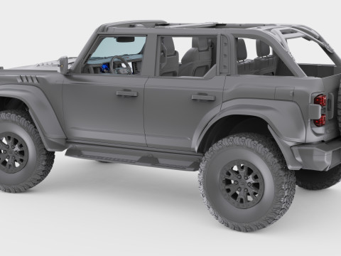 SUV Bronco Raptor Mk6 2022 3Dモデル