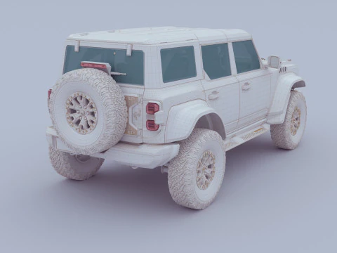 SUV Bronco Raptor Mk6 2022 3D Model
